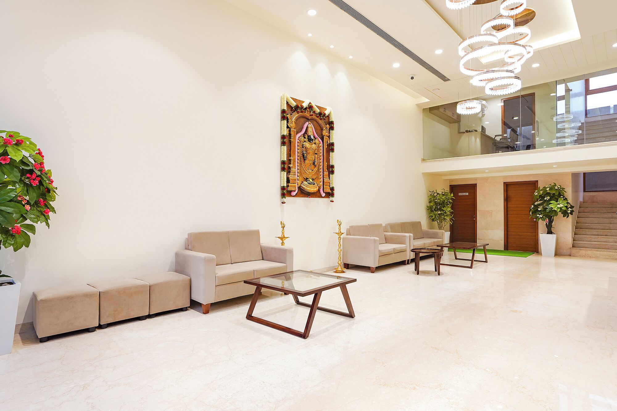 Lobby sitting area
