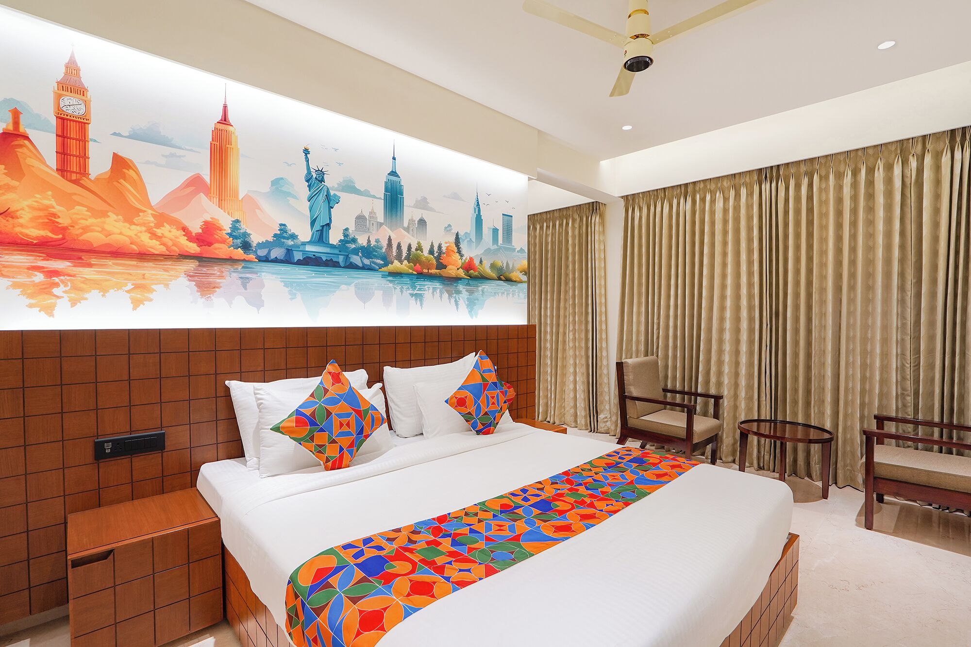 Egyptian cotton sheets, premium bedding, free WiFi, bed sheets