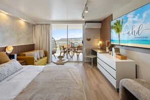 Desk, iron/ironing board, WiFi - 32F Modern Ocean Escape with Panoramic Views (Honolulu)