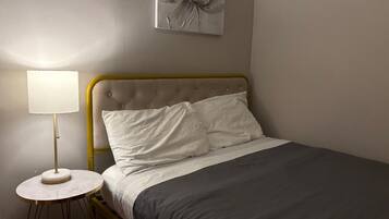 1 bedroom, iron/ironing board, travel crib, free WiFi