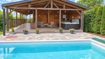 Seasonal outdoor pool