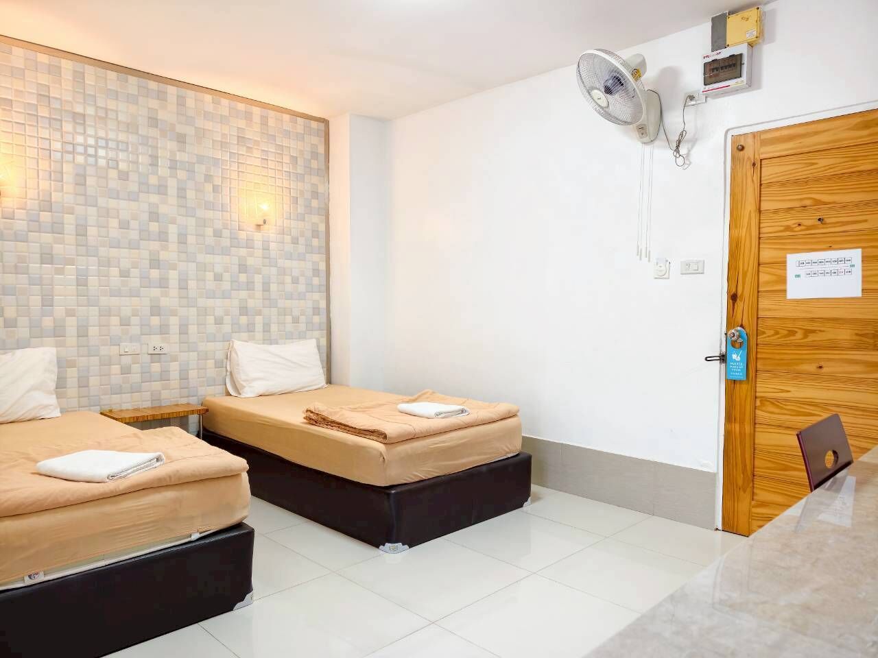 Chambre avec lits jumeaux | Intérieur