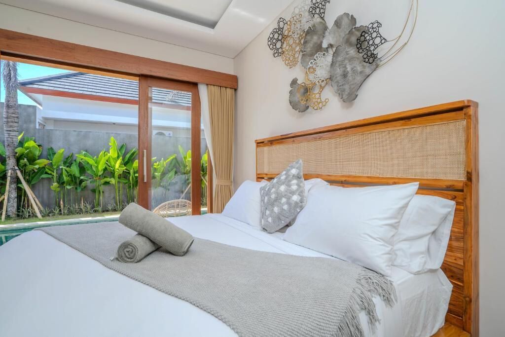 别墅, 泳池景观 | 客房内保险箱、免费 WiFi、床单