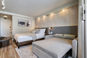 Desk, iron/ironing board, WiFi - Waikiki Chic • Modern Cozy Studio (Honolulu)
