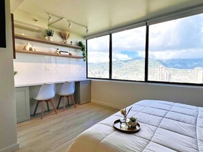 Iron/ironing board, WiFi - HM24F-13 Skyline Serenity: Waikiki Mountain View Studio (Honolulu)