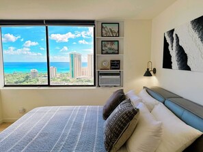 Iron/ironing board, WiFi - HM33A&B Panoramic Ocean Views: 33F Rare Corner A + B Units (Honolulu)