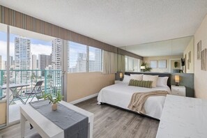 Iron/ironing board, WiFi - AS11 Cozy Studio by Waikiki Marketplace (Honolulu)