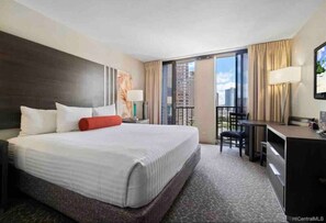 Iron/ironing board, WiFi - PW6 Modern Cozy Waikiki Studio Across Hilton Village (Honolulu)