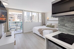 Iron/ironing board, WiFi - AS11F-10 Rare Corner Modern Studio at Heart of Waikiki (Honolulu)