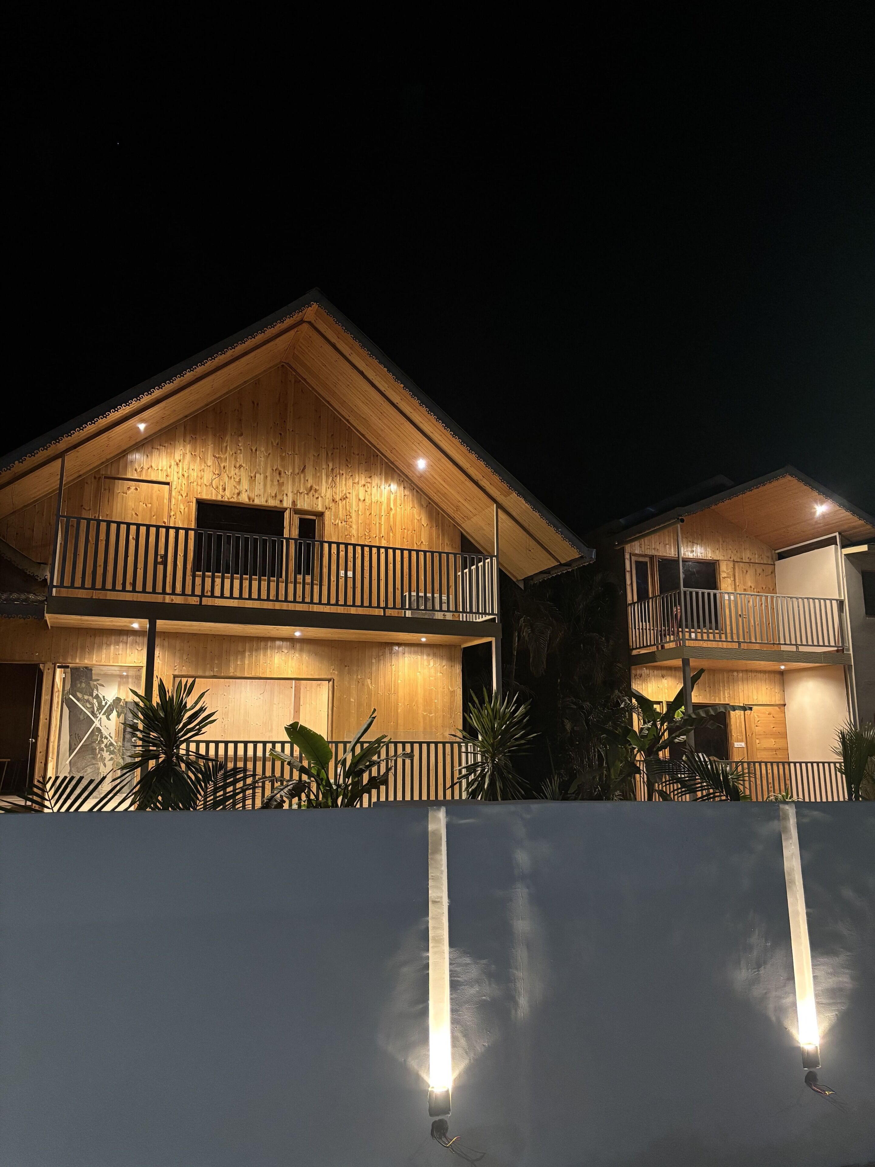 Front of property – evening/night