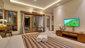 Villa, Balcony, Garden View | In-room safe, iron/ironing board, cots/infant beds, free WiFi