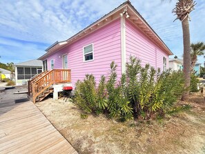 Ferienhaus, 3 Schlafzimmer, Raucher, Balkon | Außenbereich