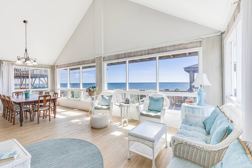 Charming Classic Beach Front Home | Sleeps 14