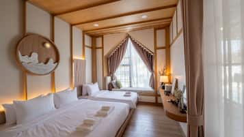 In-room safe, blackout curtains, iron/ironing board, free WiFi