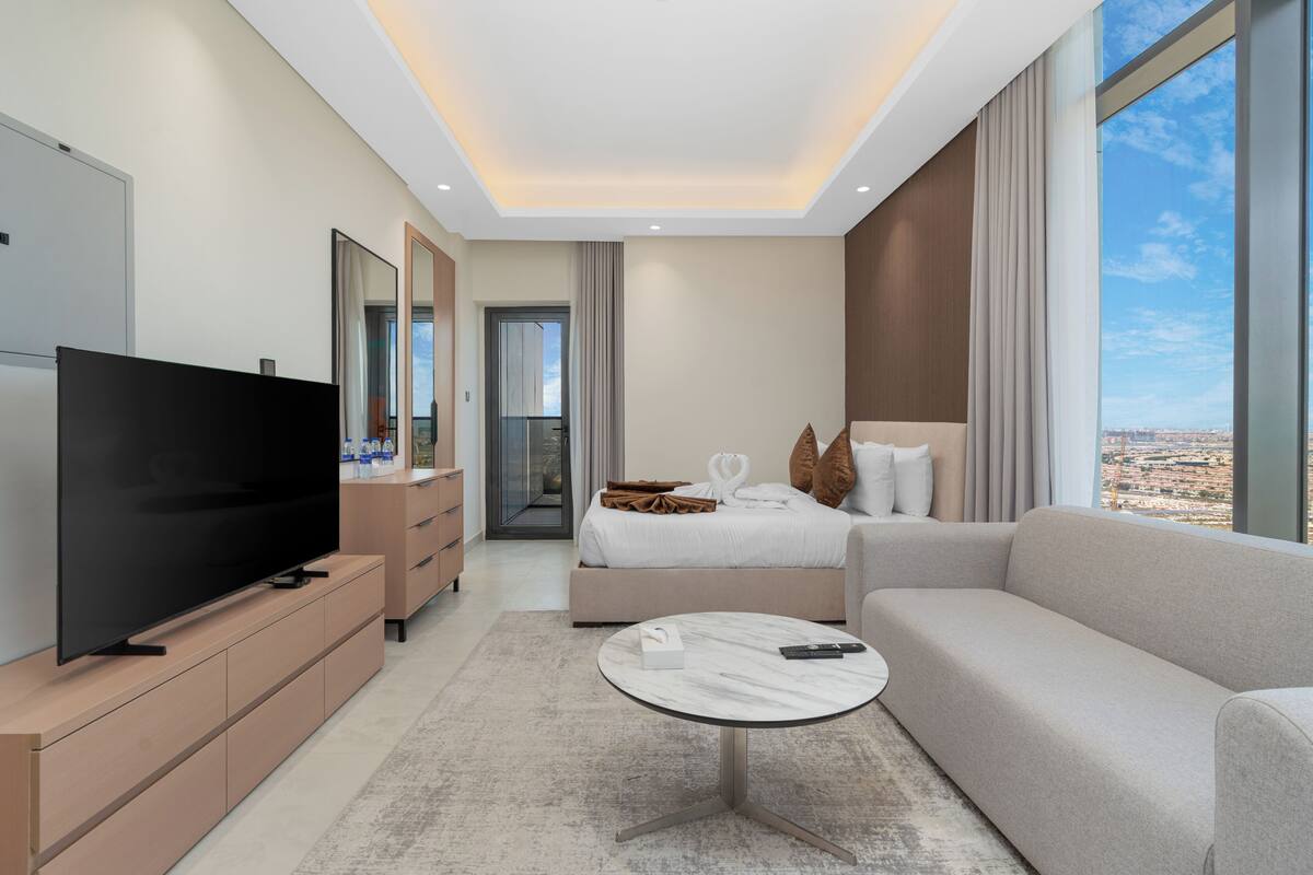 Classic Studio, City View | Seterika/papan seterika, Wi-fi percuma, cadar katil 