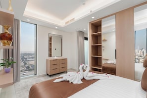 Een strijkplank/strijkijzer, gratis wifi, beddengoed