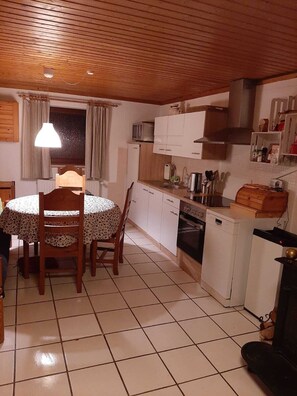 Microwave, oven, stovetop