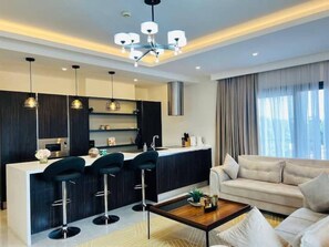 Interior - Elegant 2BR Luxury Apt•Modern, Cozy, Airport Pool, Mirage , Accra  (Accra)