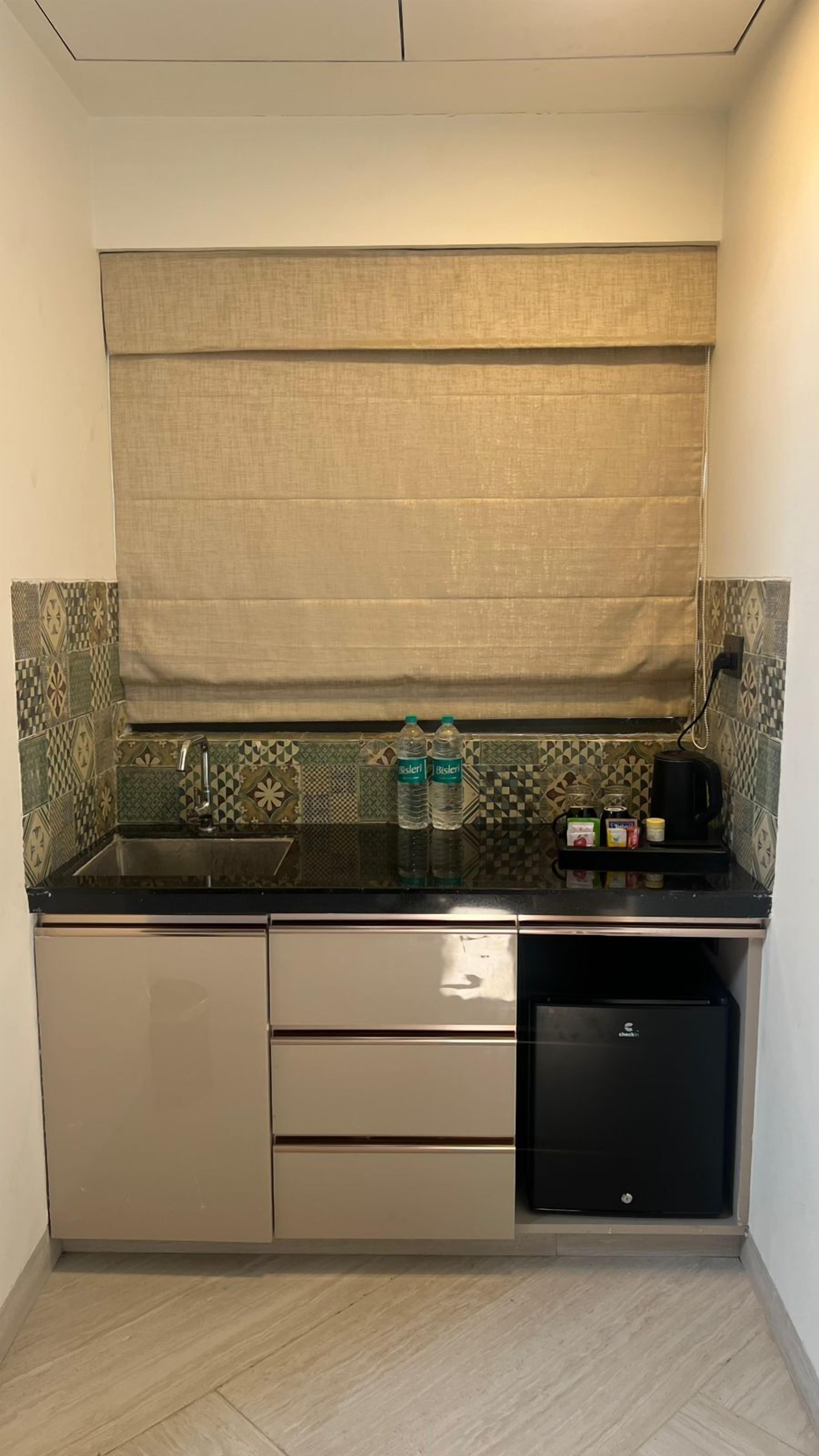 1 BHK Villa | Private kitchen | Mini-fridge, microwave