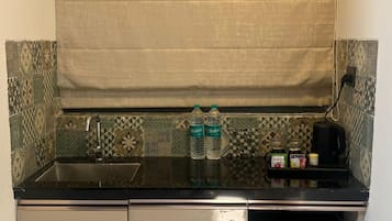1 BHK Villa | Private kitchen | Mini-fridge, microwave