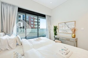 Comfort Apartment | Iron/ironing board, free WiFi - 221 Bloomfields Grandeur 2BR Azizi Riv (Dubai)