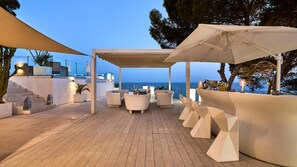 Terrace/patio - Villa Mar Azul Luxury villa in Ibiza with sea views close to the beach - Es Cubells, Ibiza (Es Cubells)