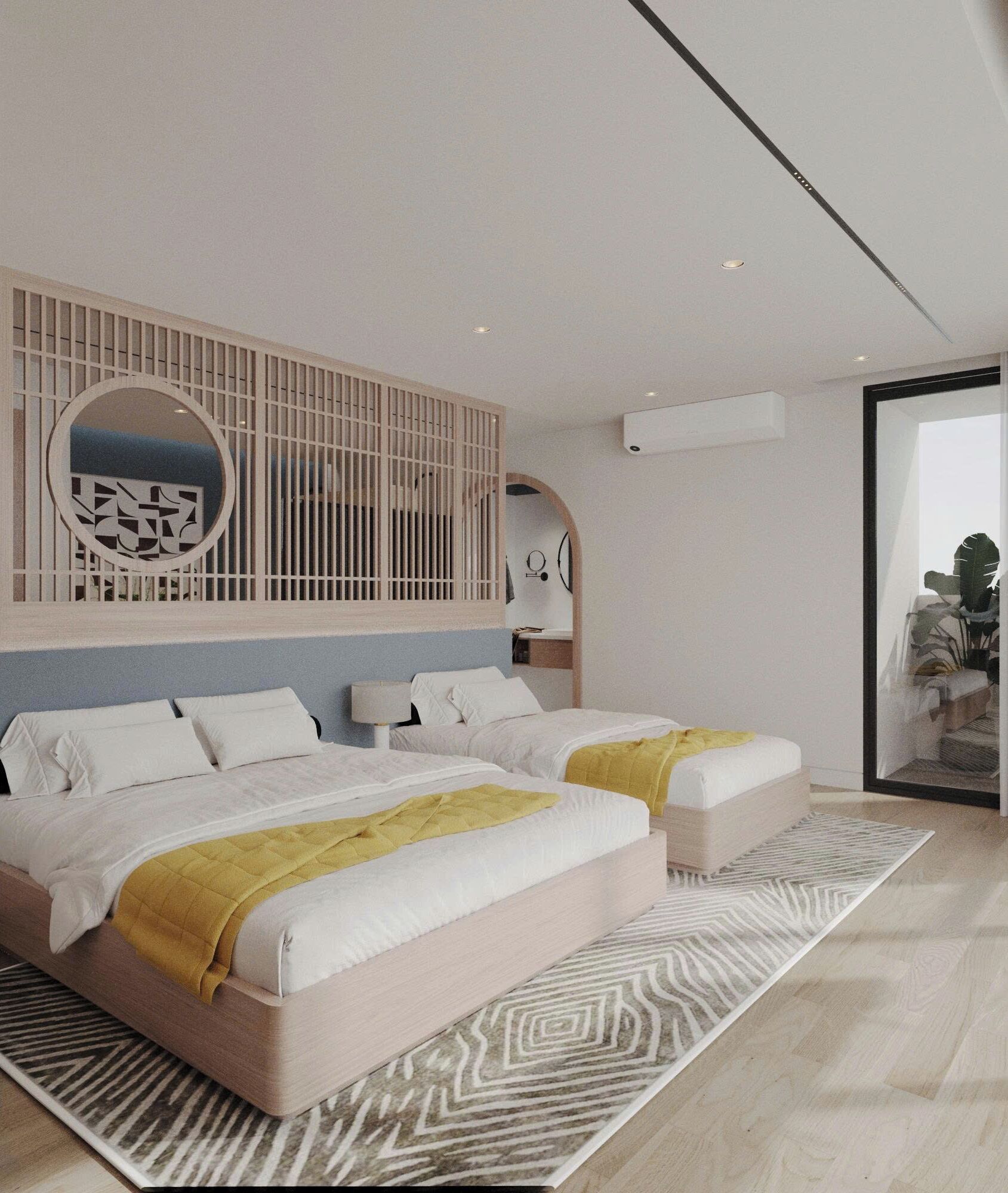 Familienzimmer | Verdunkelungsvorhänge, Bügeleisen/Bügelbrett, kostenloses WLAN