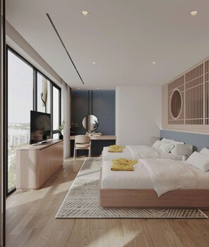 Familienzimmer | Verdunkelungsvorhänge, Bügeleisen/Bügelbrett, kostenloses WLAN