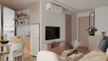 Habitación ejecutiva | Cortinas opacas, tabla de planchar con plancha, wifi gratis