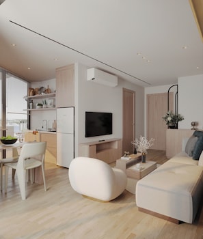 Executive-værelse | Mørklægningsgardiner, strygejern/strygebræt, gratis Wi-Fi