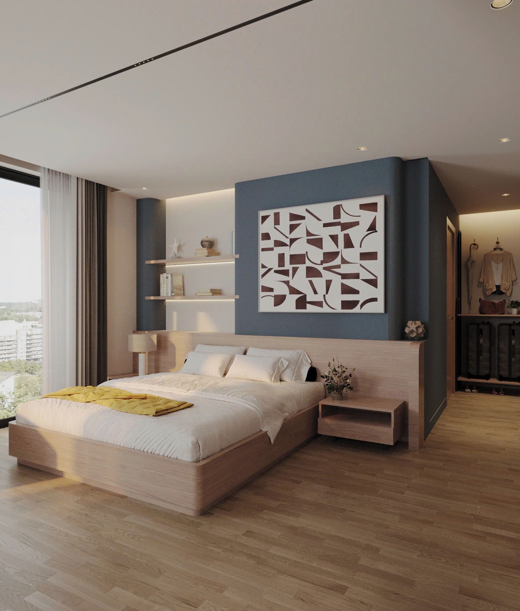 Premium-Zimmer | Verdunkelungsvorhänge, Bügeleisen/Bügelbrett, kostenloses WLAN