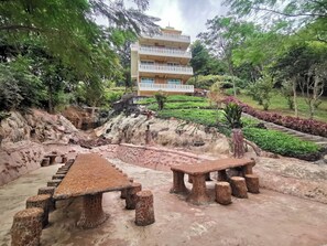 Fassade der Unterkunft