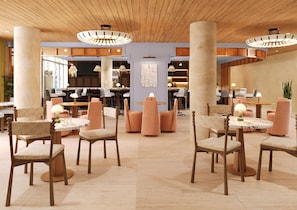 Dining - King Suite w/ Private Balcony | Steps to Zilker Park & Lady Bird | The Code (Austin)