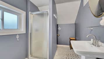 Free toiletries, hair dryer, towels, soap