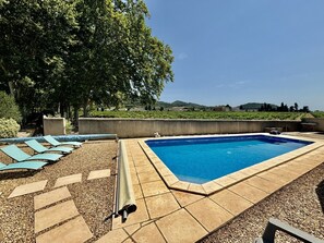 Pool - Provencal house in the heart of the vineyards (Gigondas)