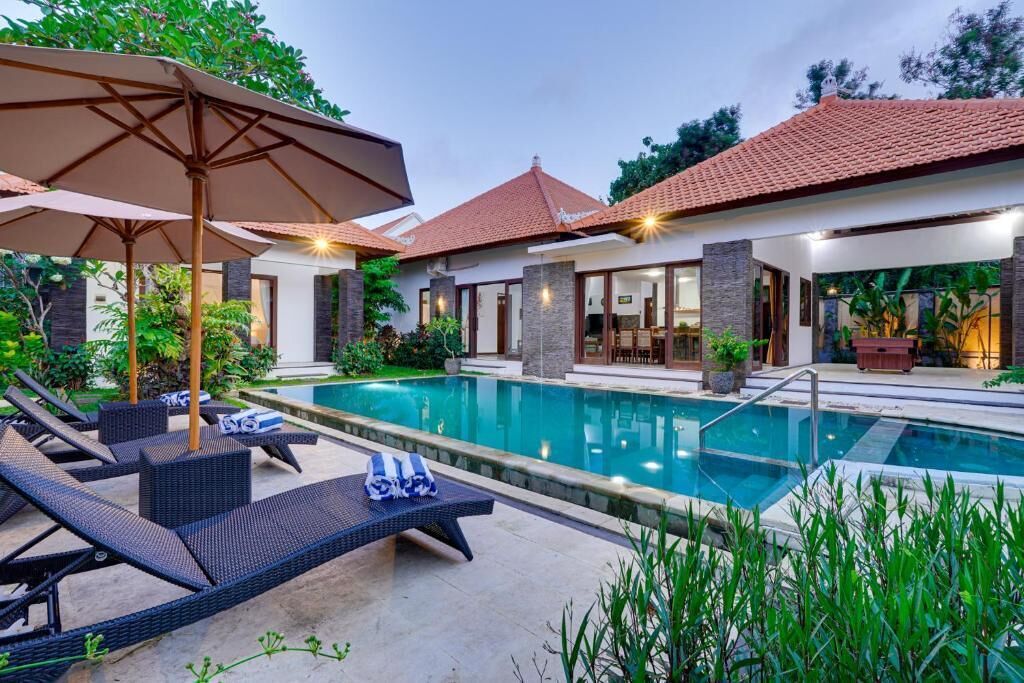 Villa, terras, uitzicht op tuin | Uitzicht vanuit de kamer