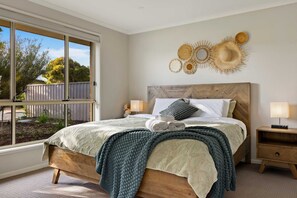 5 bedrooms, iron/ironing board, travel crib, WiFi