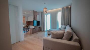 Apartment, Terrace | Living area | Flat-screen TV