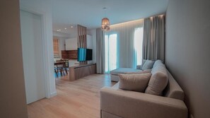 Apartment, Terrasse | Wohnbereich