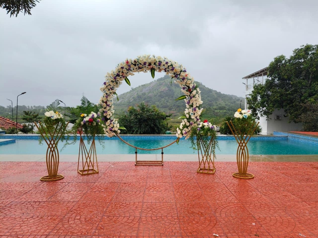 Seasonal outdoor pool