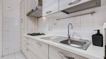 KĂŒhlschrank, Mikrowelle, Ofen, Herdplatte