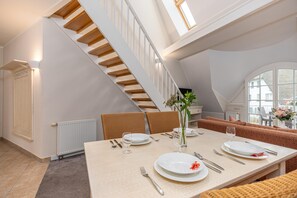 Dining - Maisonette apartment on the Baltic Sea beach (Dierhagen)