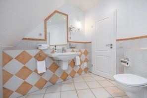 Hair dryer, towels - Maisonette apartment on the Baltic Sea beach (Dierhagen)