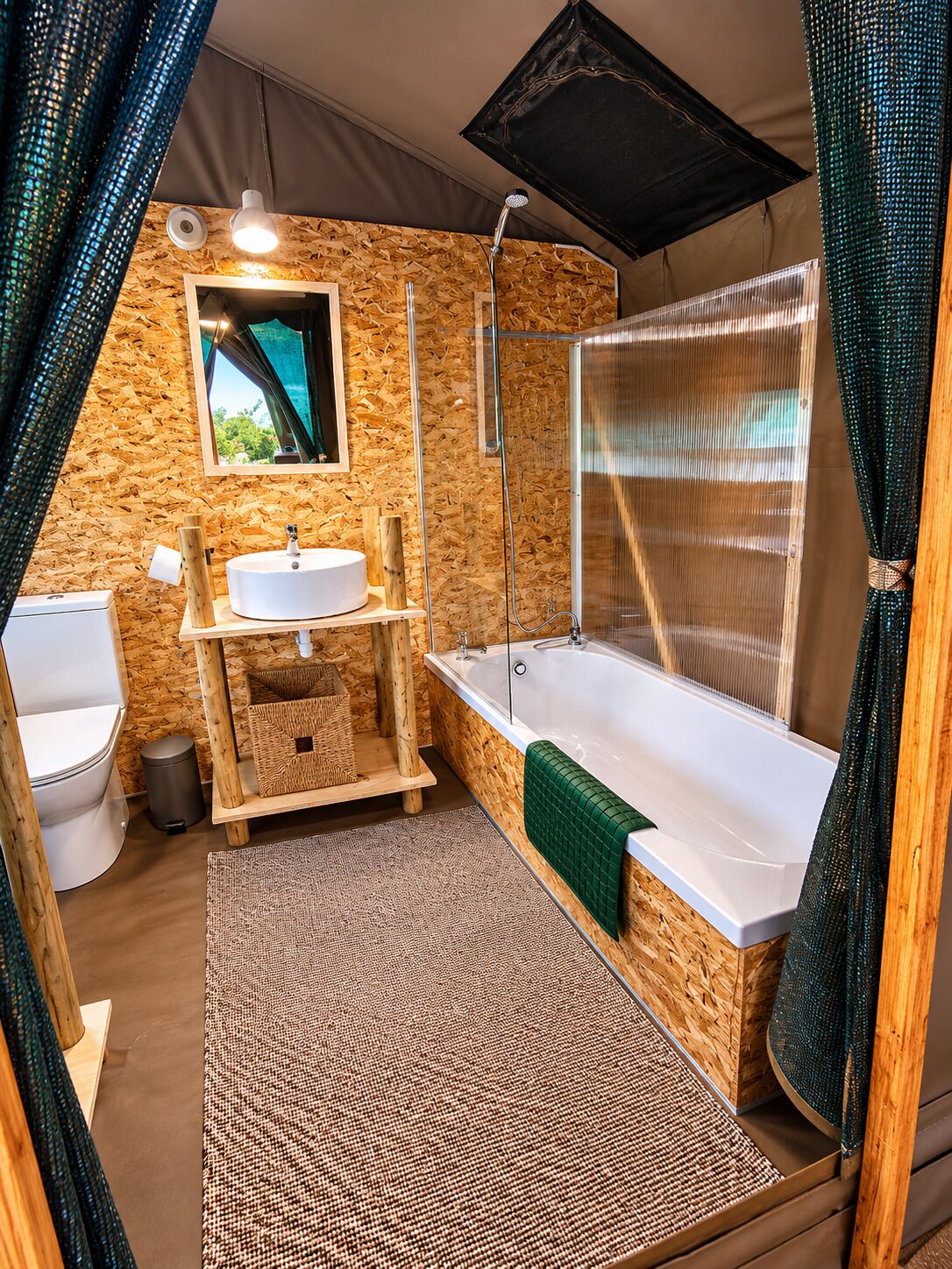 Towels, toilet paper