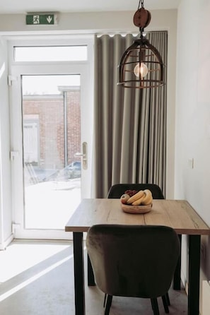 Double Room, Non Smoking, Garden View | Dining - City Housing Genk (Genk)