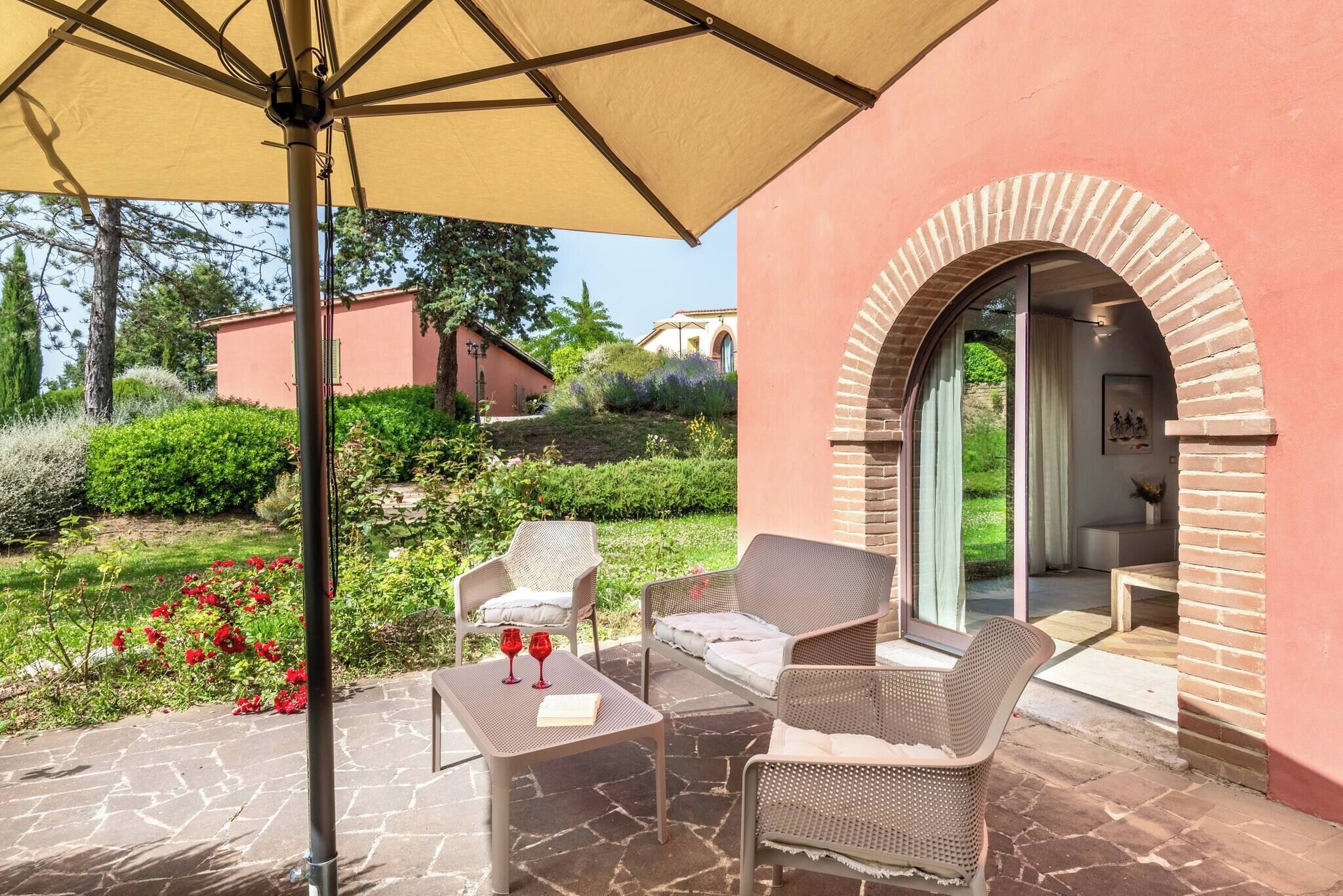Chalet, 2 chambres, balcon, vue jardin | Terrasse/Patio