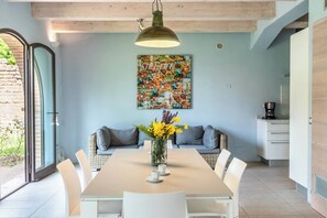 Chalet, 2 Bedrooms, Balcony, Garden View | Dining room - Apartment Azzurro- Cignella Resort Tuscany (Trequanda)