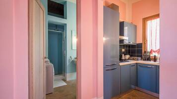 Chalet, 2 chambres, fumeur, balcon | Intérieur