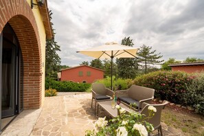 Chalet, 2 camere da letto, fumatori, balcone | Terrazza/patio