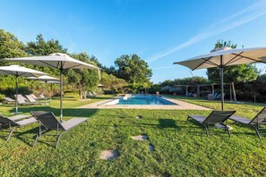 Chalet, 2 Bedrooms, Smoking, Balcony | Pool | Outdoor pool - Villa Basilico - Cignella Resort Chalet in Tuscany (Trequanda)